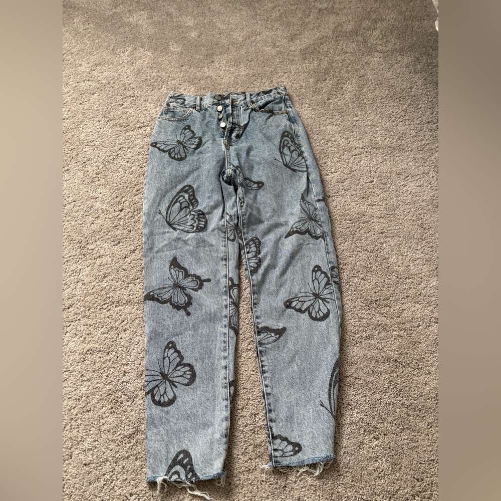 Pacsun high rise straight jeans